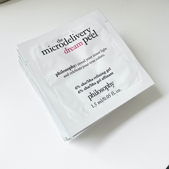 (25) PACKET LOT - Philosophy - The Microdelivery DREAM Acid PEEL AHA BHA Travel - Picture 4 of 5